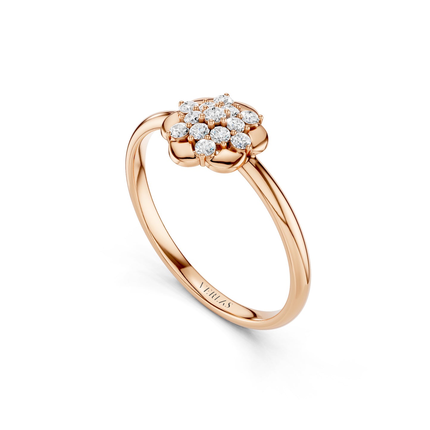 Blooming Floral Cluster Ring