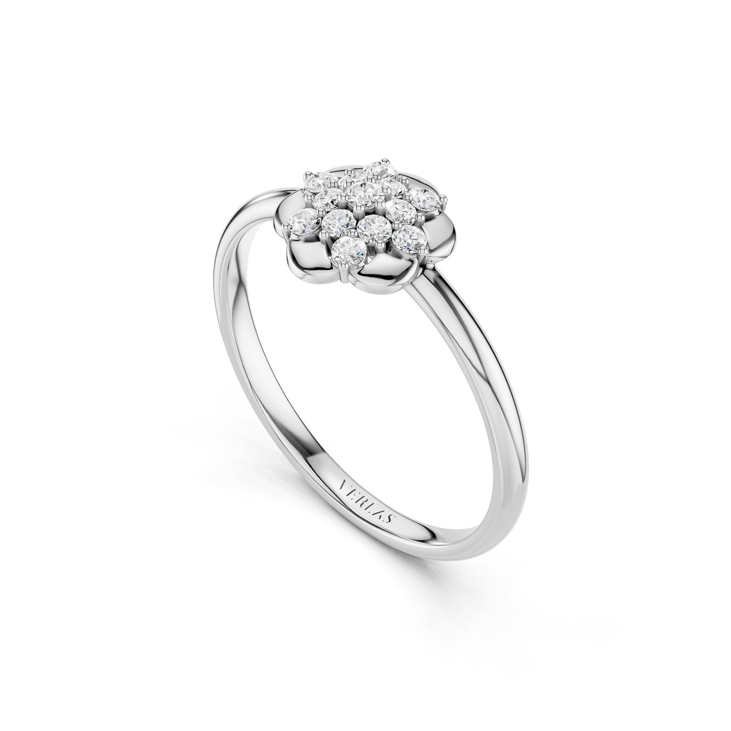 Blooming Floral Cluster Ring