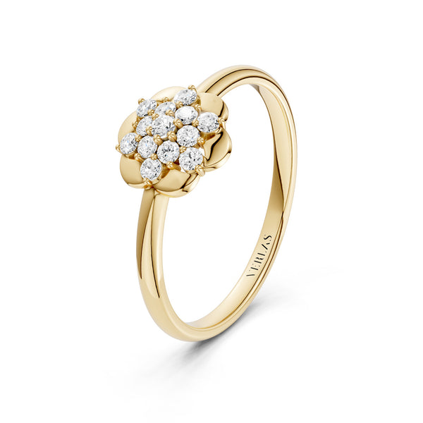Blooming Floral Cluster Ring