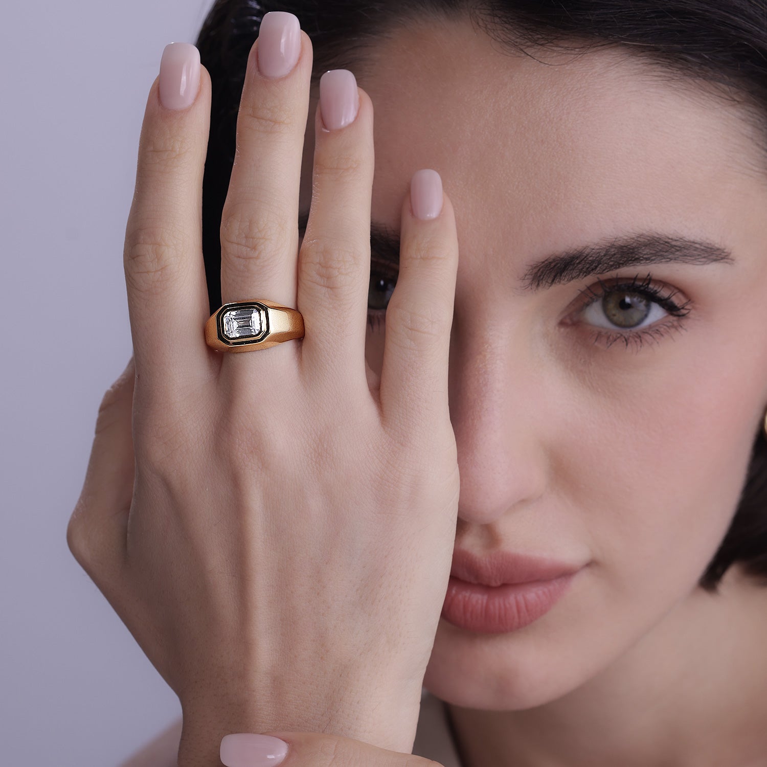 Emerald-Cut Signet Ring