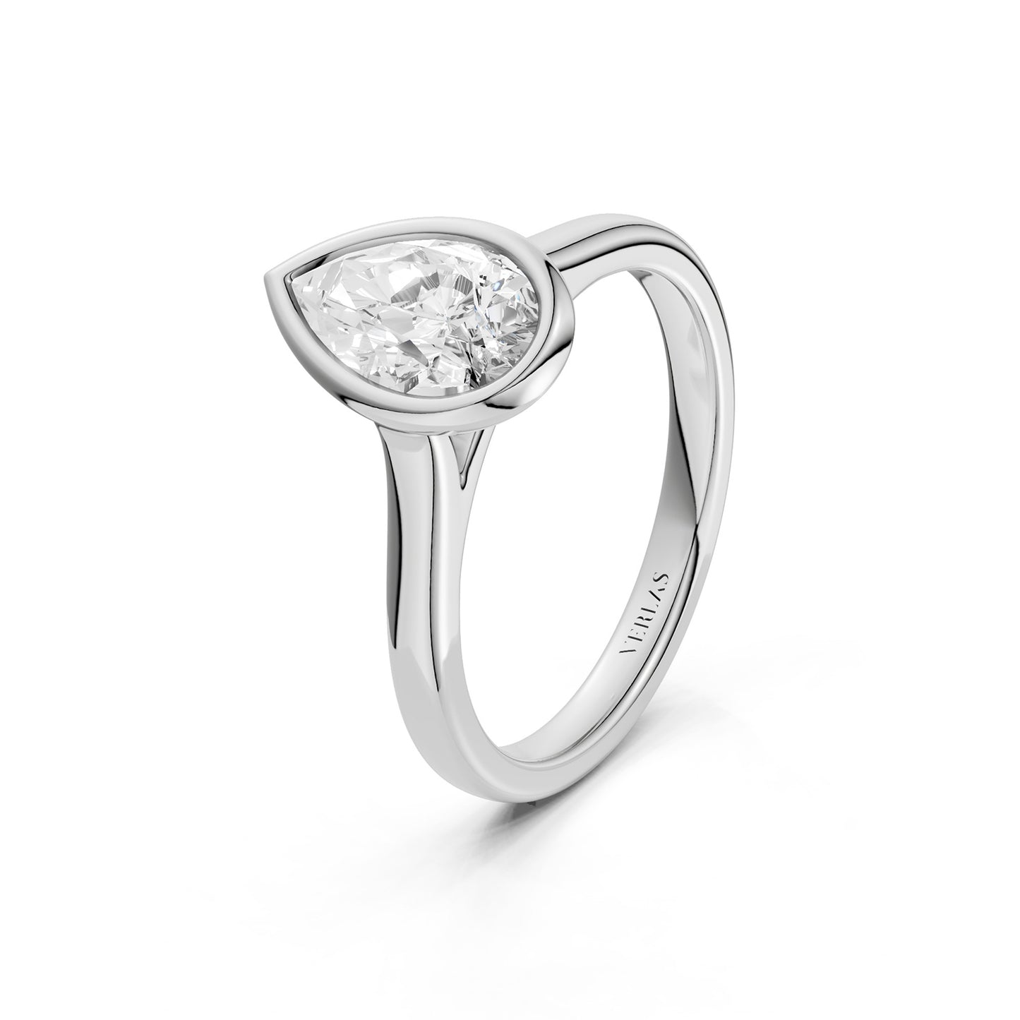Iconic Dewdrop Bezel Ring