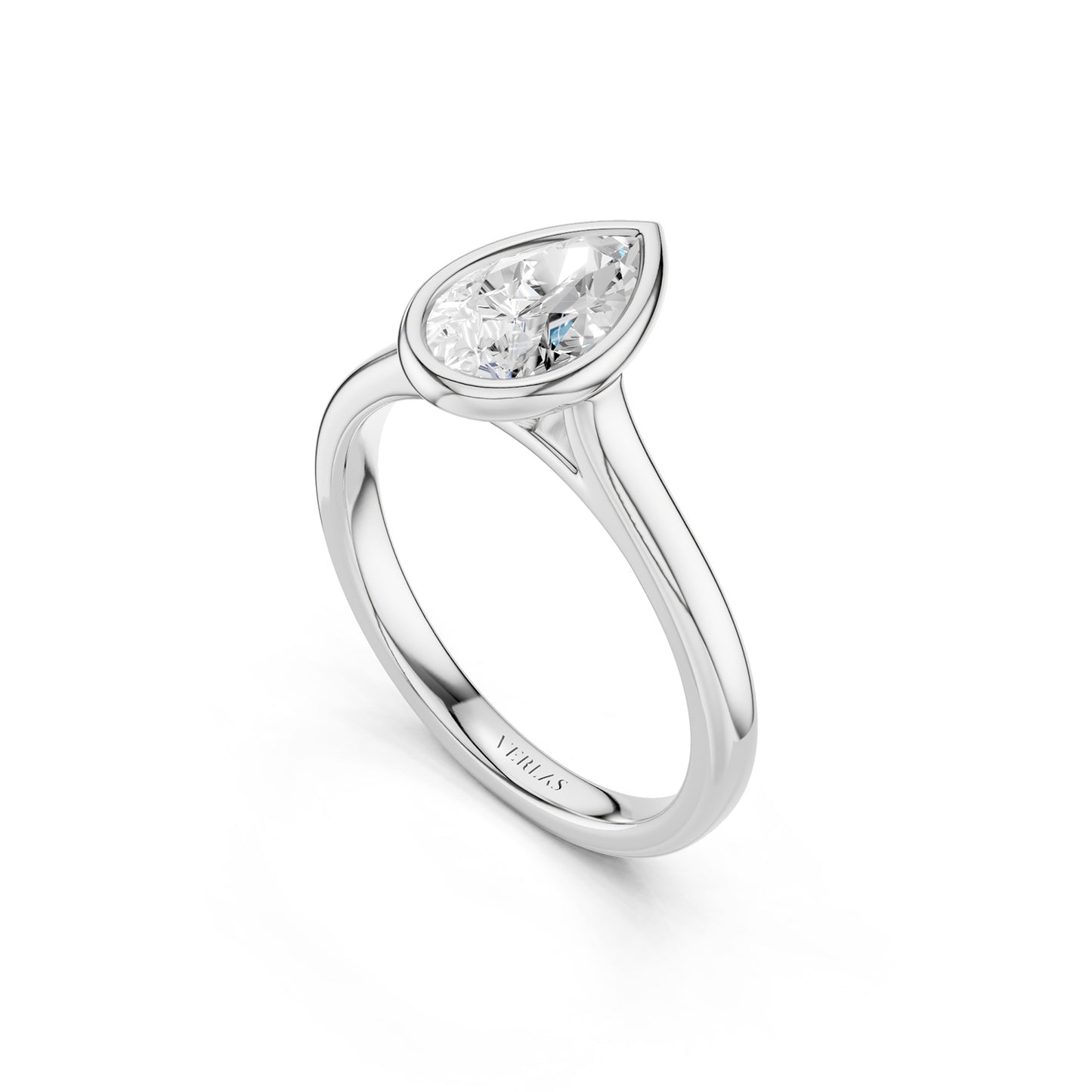 Iconic Dewdrop Bezel Ring