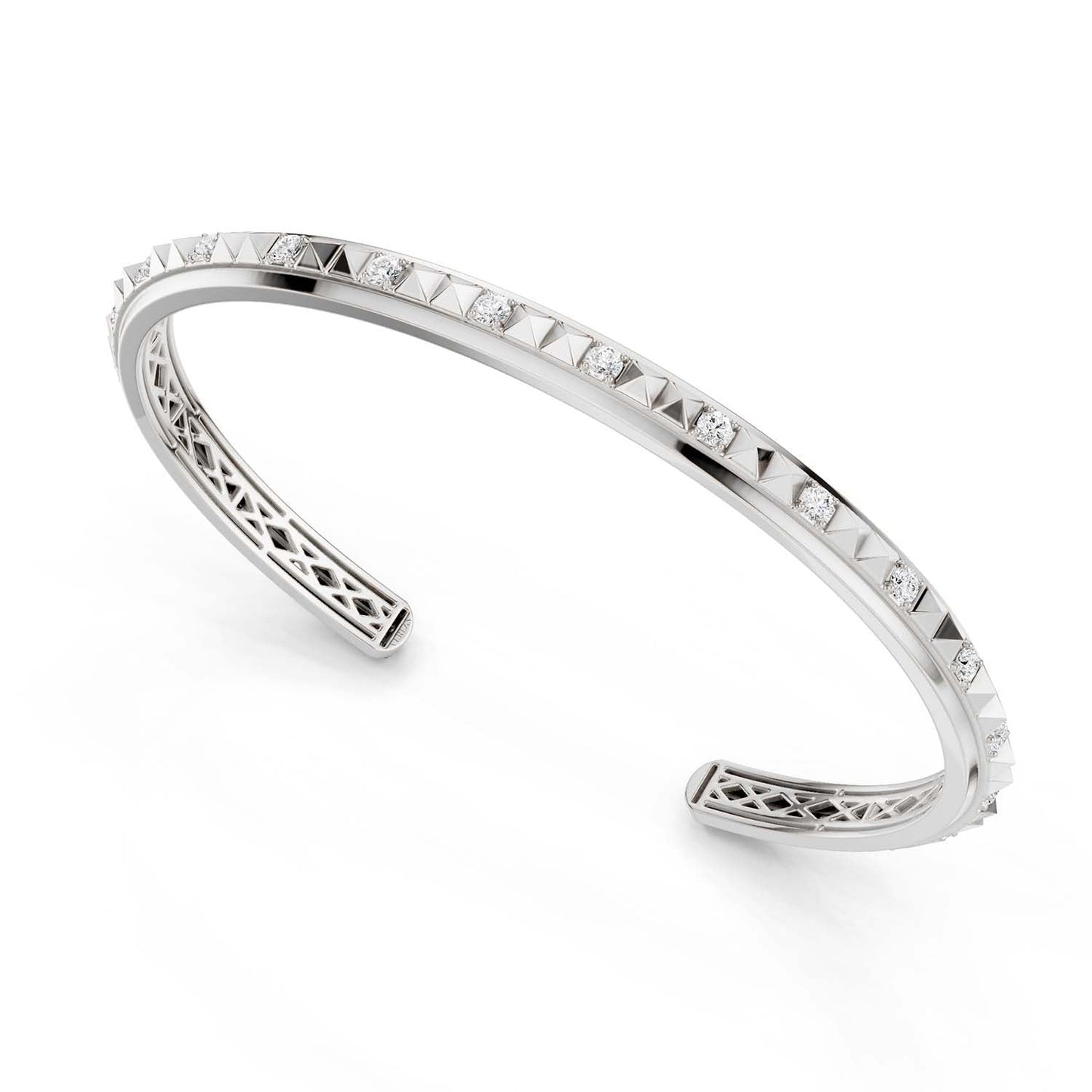 Zenyth Pyramid Luxe Cuff Bracelet