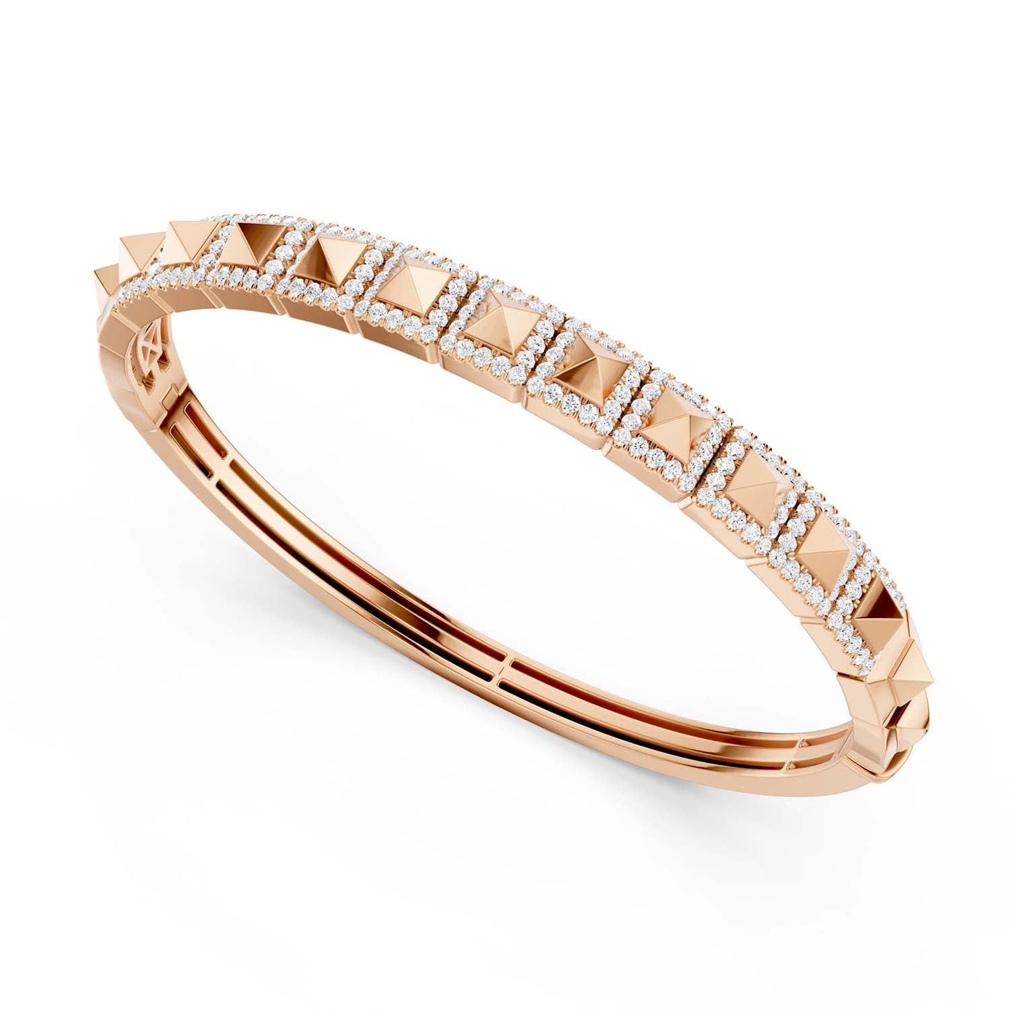 Zenyth Pyramid Luxe Geometric Bangle