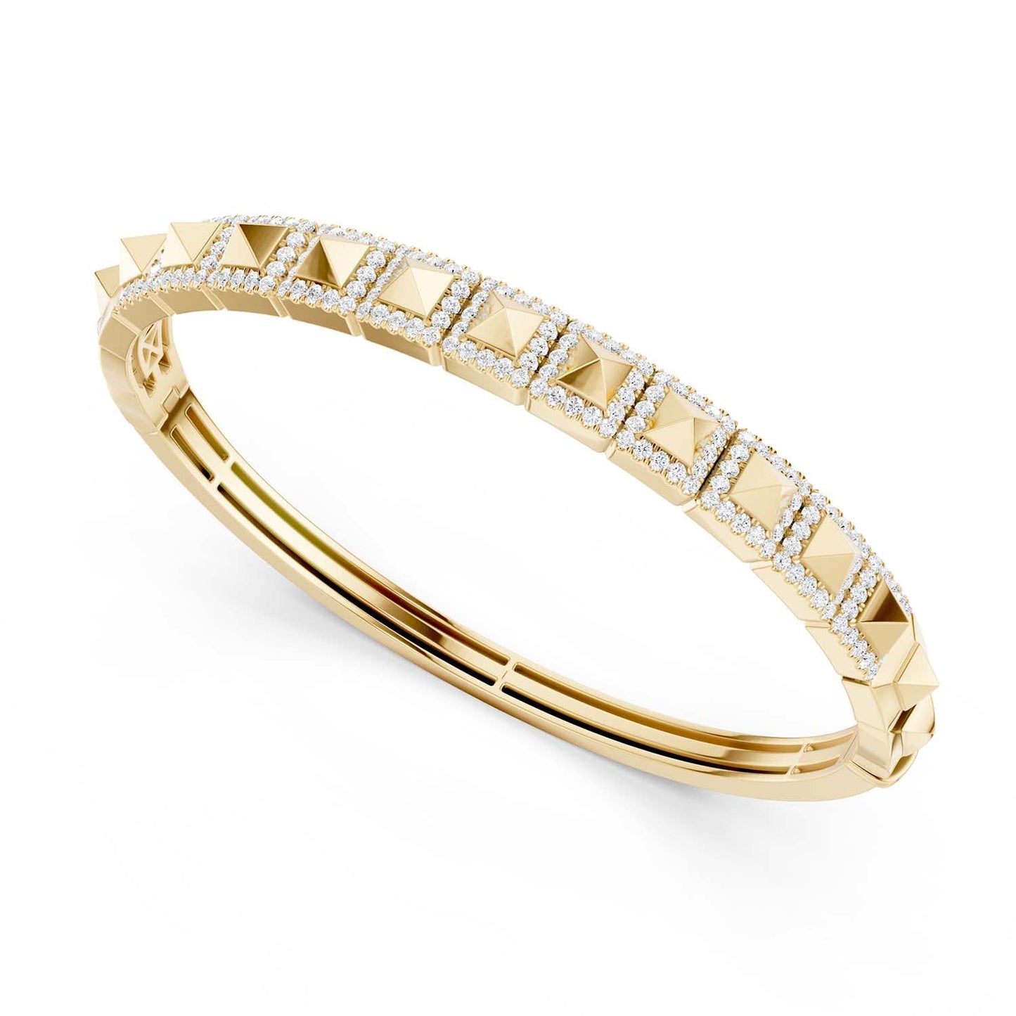 Zenyth Pyramid Luxe Geometric Bangle