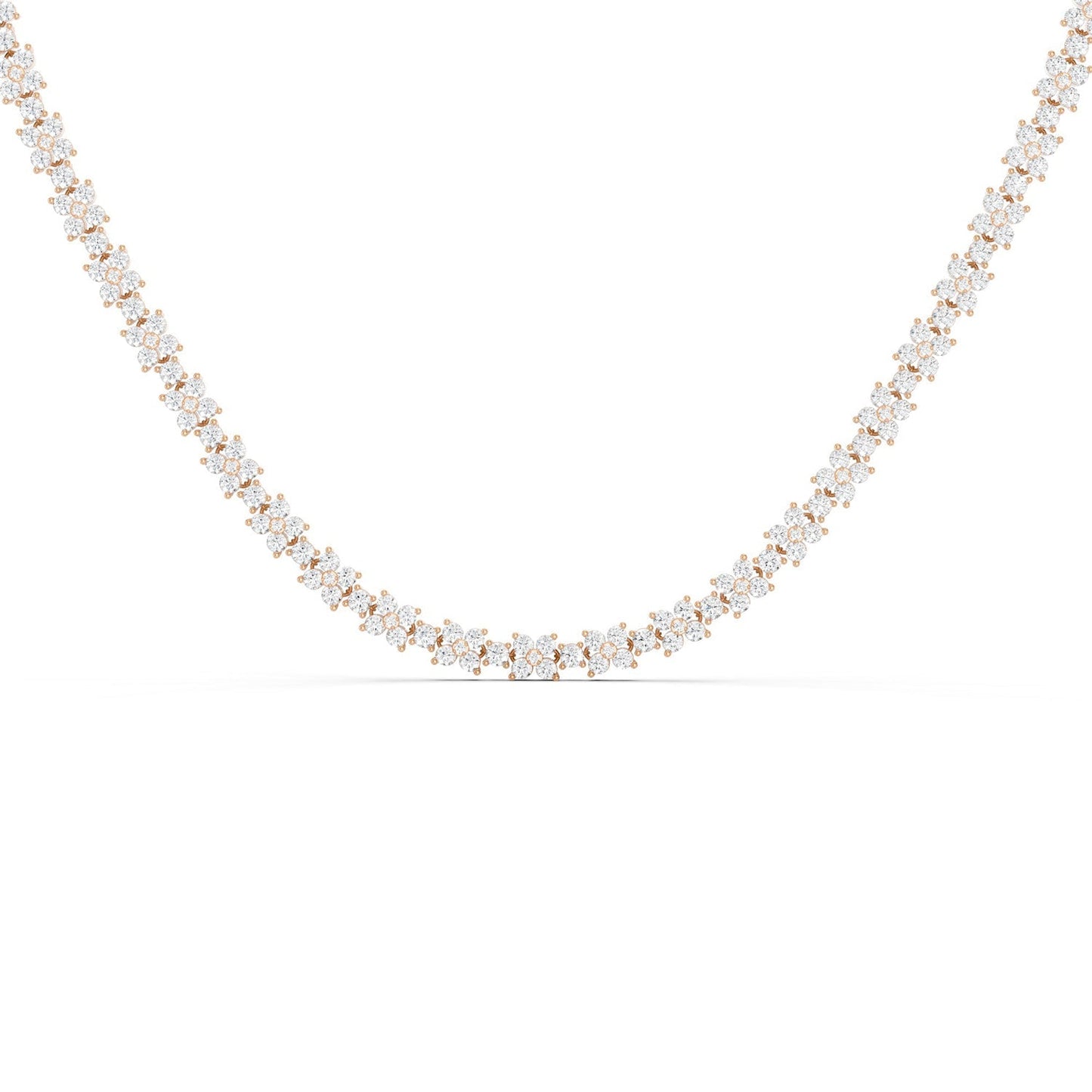 Alyssa Radiant Diamond Tennis Necklace