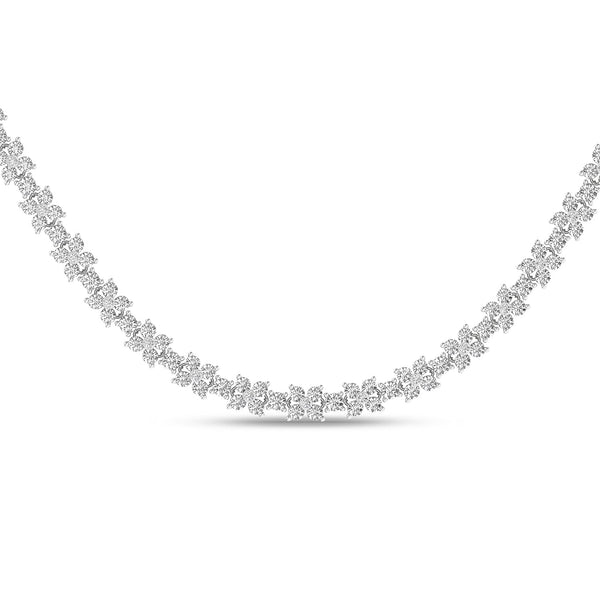Alyssa Radiant Diamond Tennis Necklace