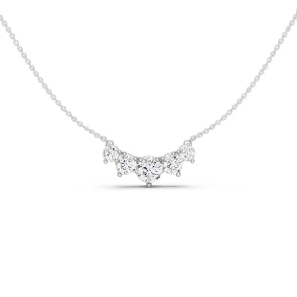 5-Stone Petite Pendant Necklace