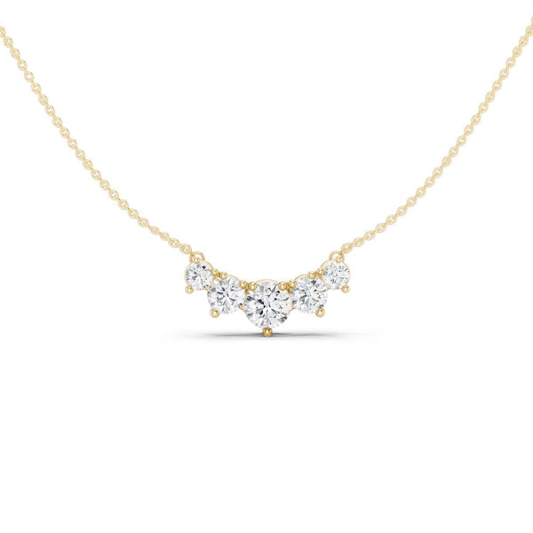 5-Stone Luxe Pendant Necklace