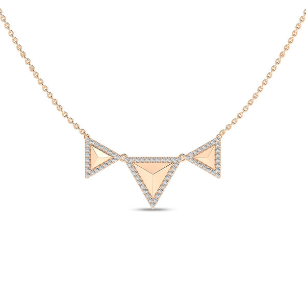 Pyramid Trio Pendant Necklace