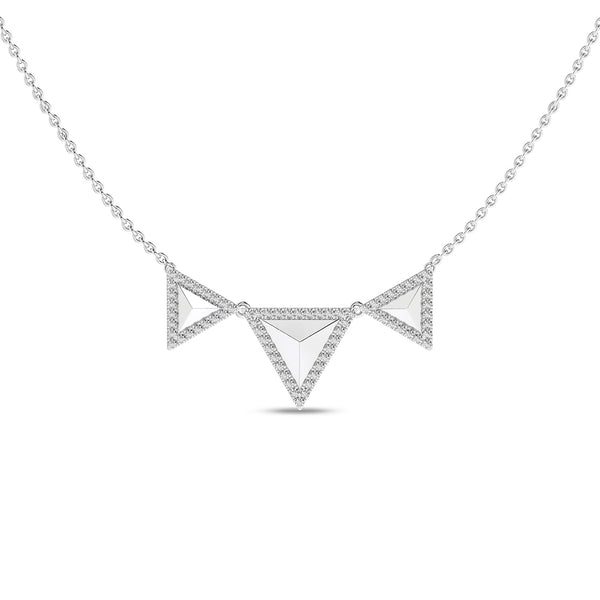 Pyramid Trio Pendant Necklace