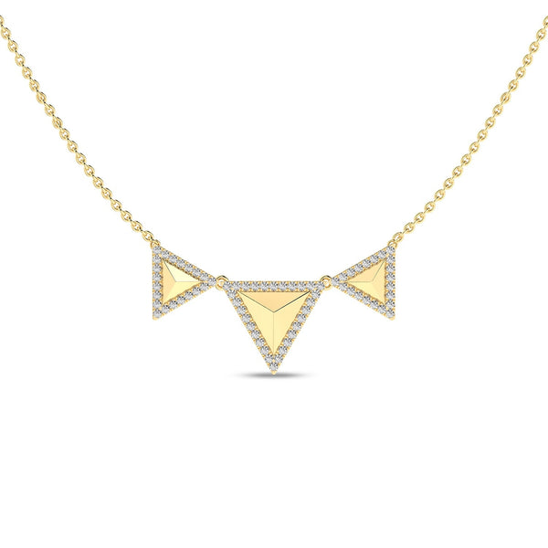 Pyramid Trio Pendant Necklace