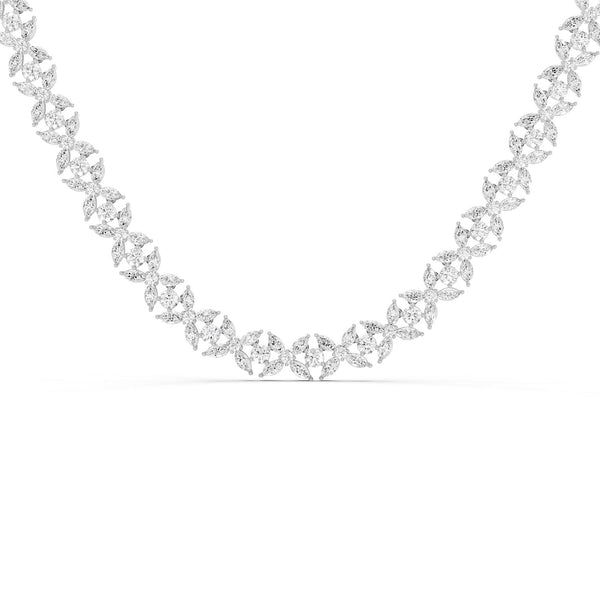 Alyssa Marquise Luxe Tennis Necklace