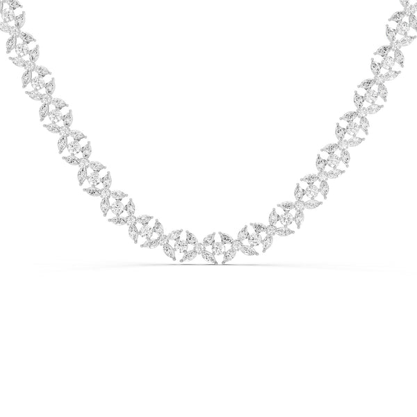 Alyssa Marquise Luxe Tennis Necklace