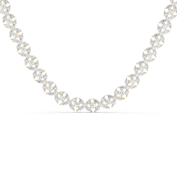 Alyssa Marquise Luxe Tennis Necklace