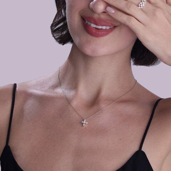 Alyssa Eternal Marquise Necklace