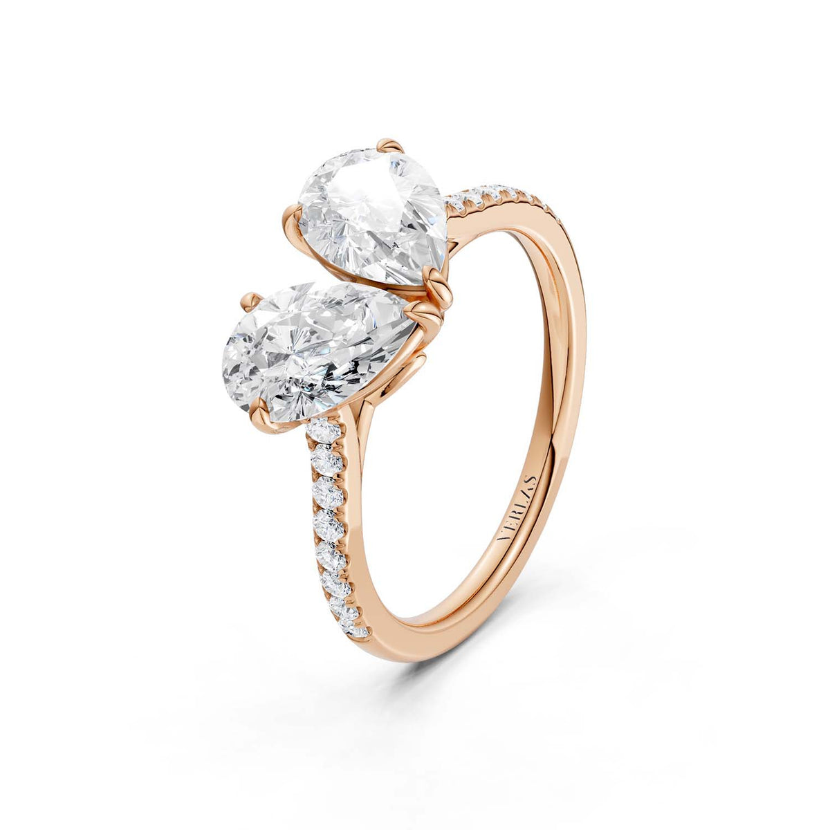 Double Pear Toi-et-Moi Signature Ring