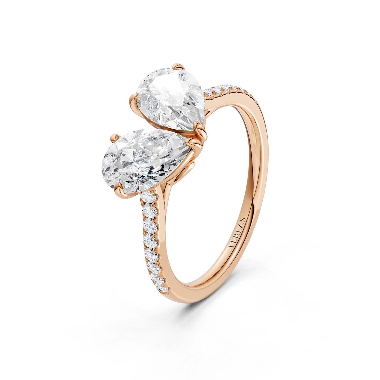 Double Pear Toi-et-Moi Signature Ring