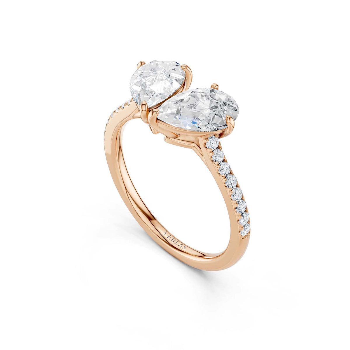 Double Pear Toi-et-Moi Signature Ring