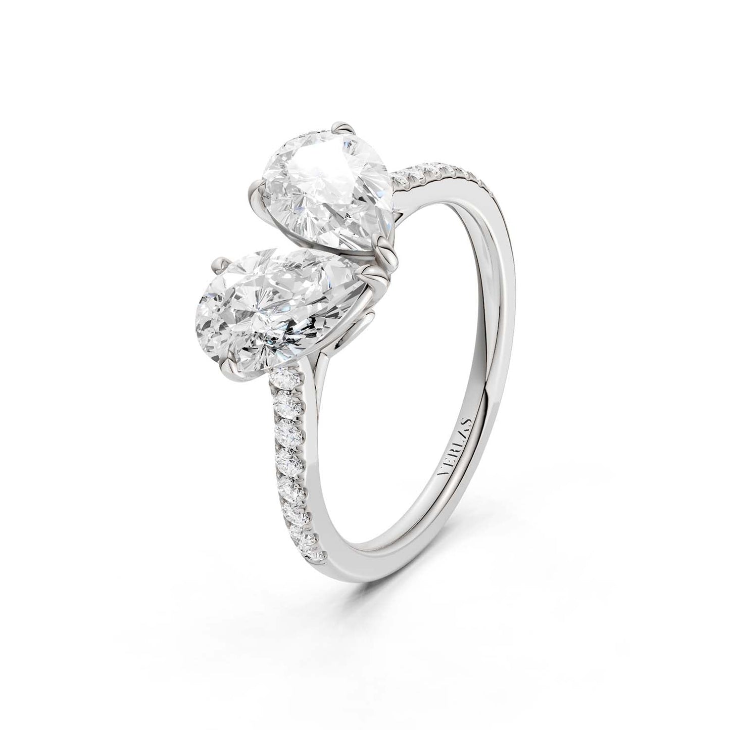 Double Pear Toi-et-Moi Signature Ring