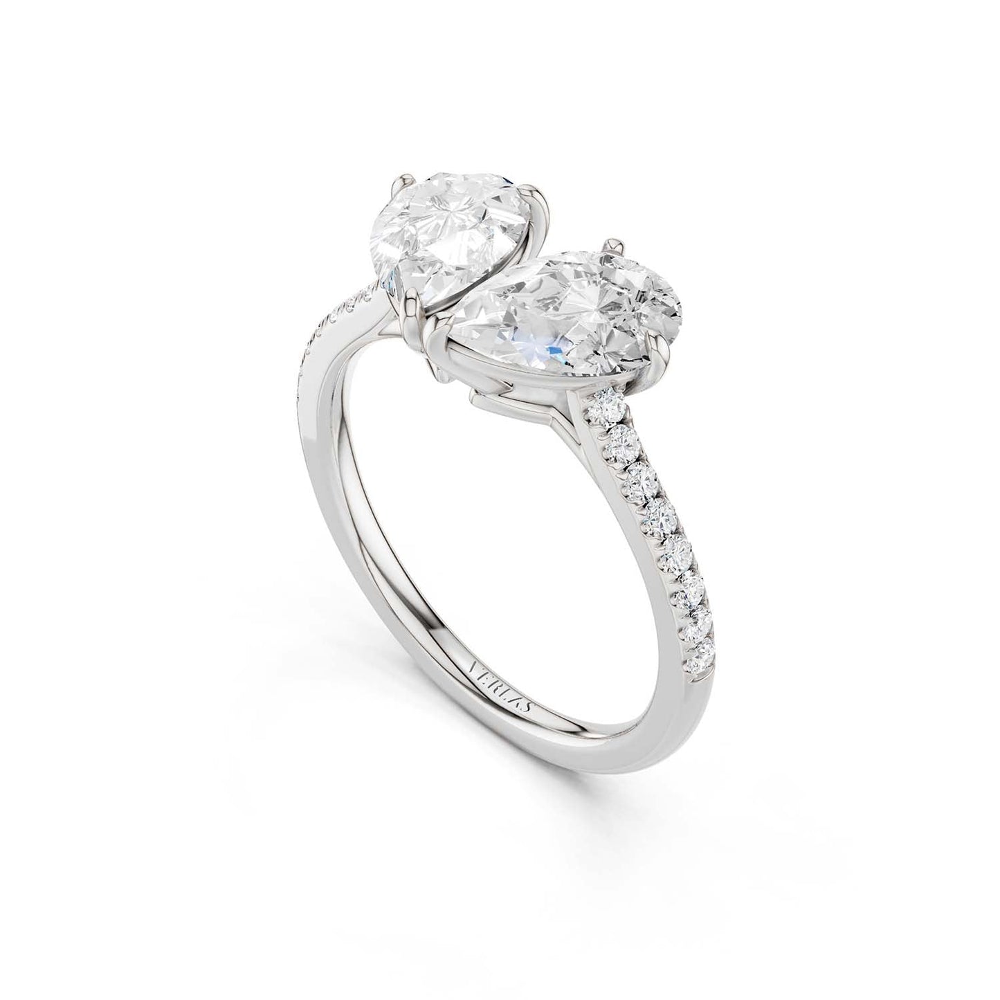 Double Pear Toi-et-Moi Signature Ring