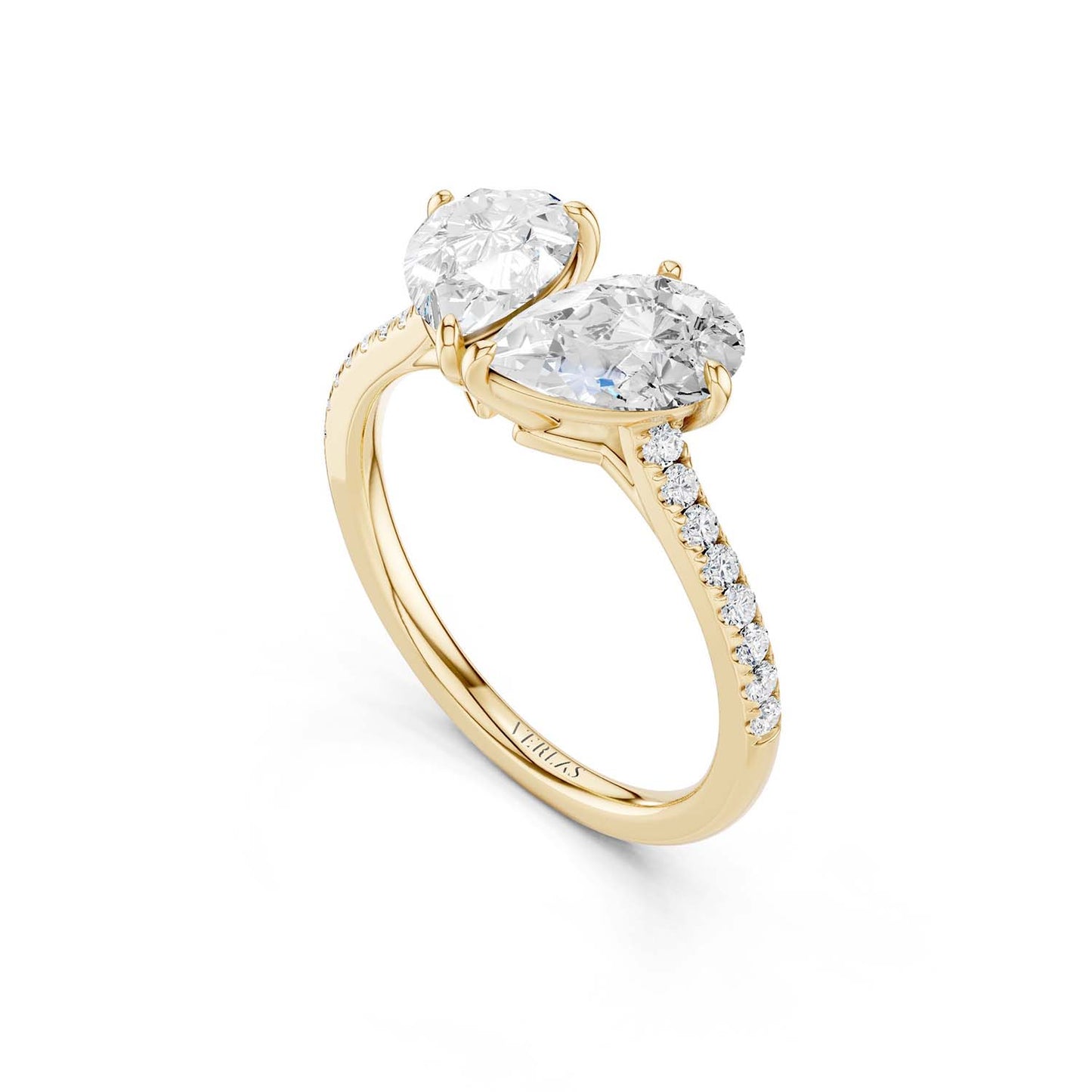 Double Pear Toi-et-Moi Signature Ring