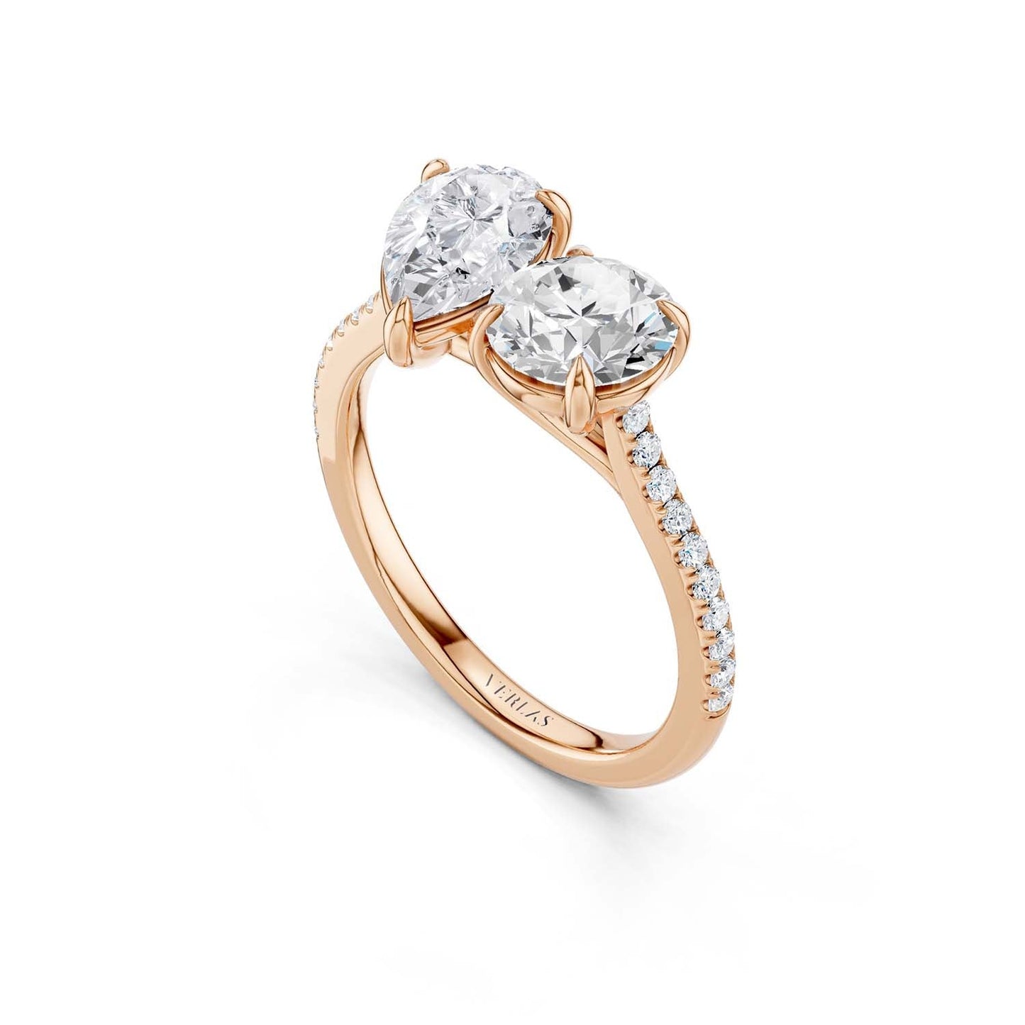 Pear Round Toi-et-Moi Signature Ring