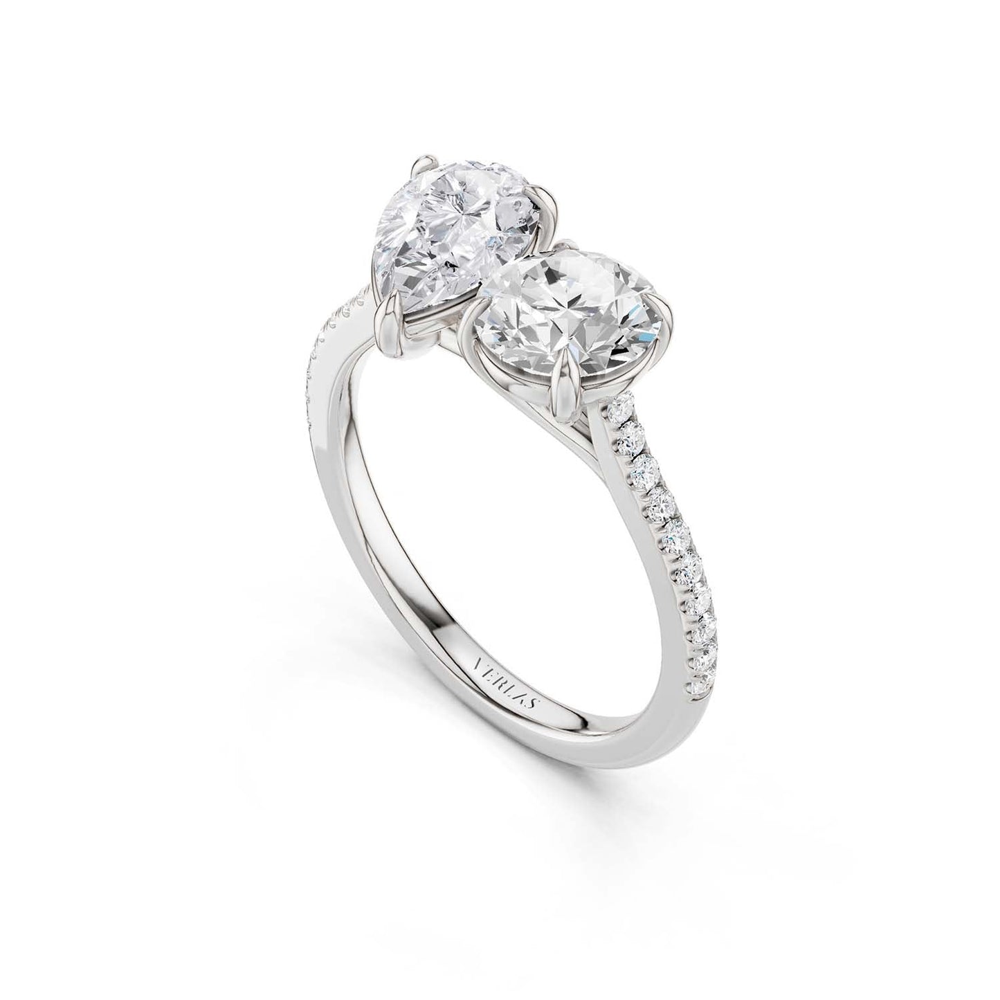 Pear Round Toi-et-Moi Signature Ring