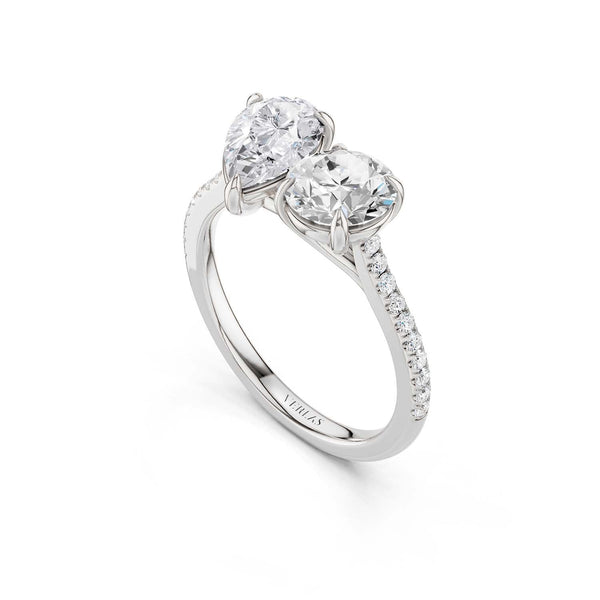 Pear Round Toi-et-Moi Signature Ring