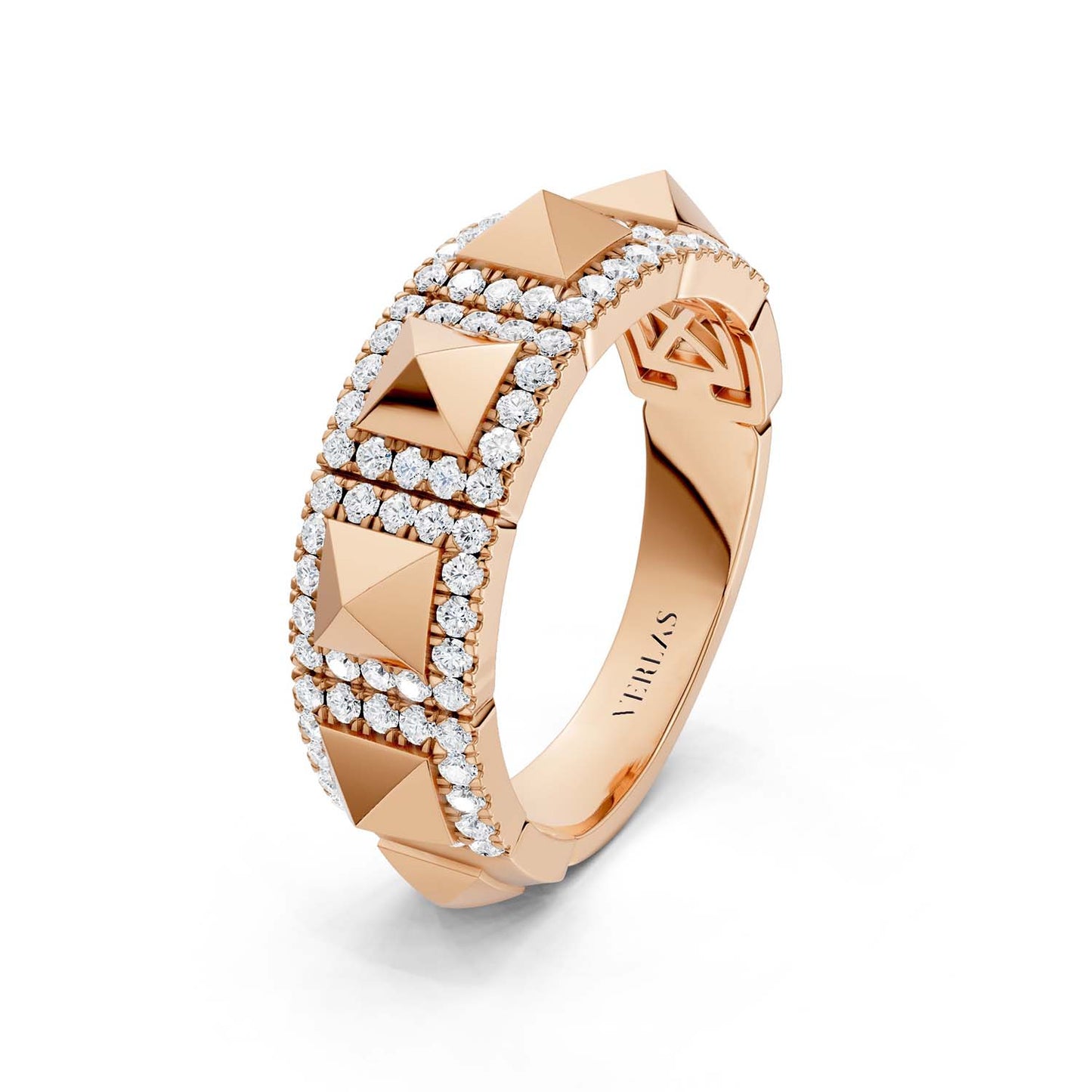 Zenyth Pyramid Luxe Statement Diamond Band