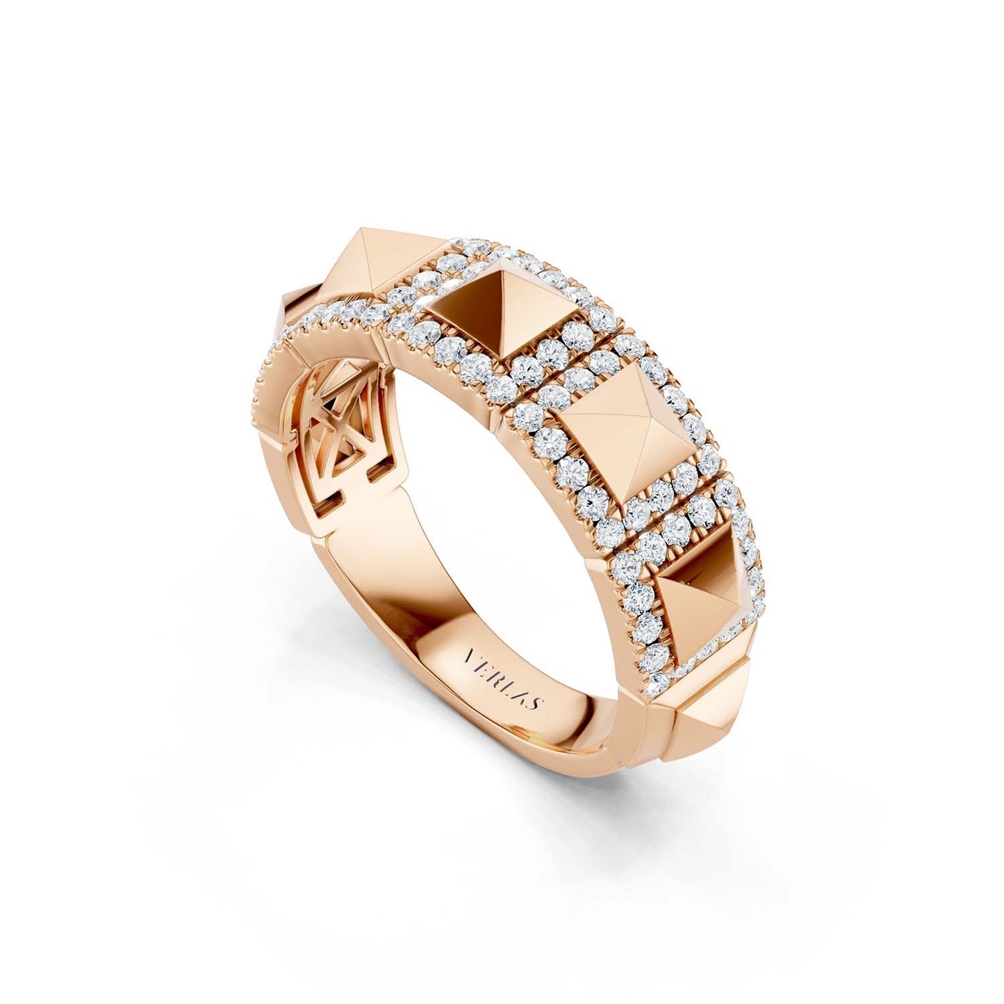 Zenyth Pyramid Luxe Statement Diamond Band