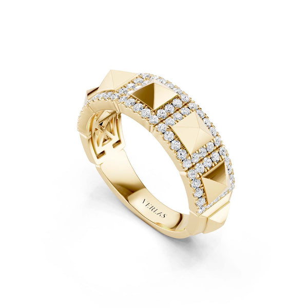 Zenyth Pyramid Luxe Statement Diamond Band