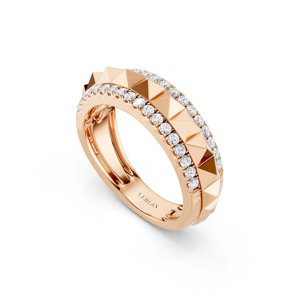 Zenyth Pyramid Spiked Diamond Band