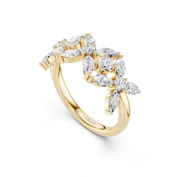 Alyssa Trio Marquise Bouquet Diamond Ring
