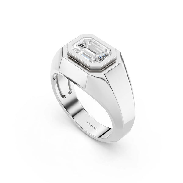 Emerald-Cut Signet Ring