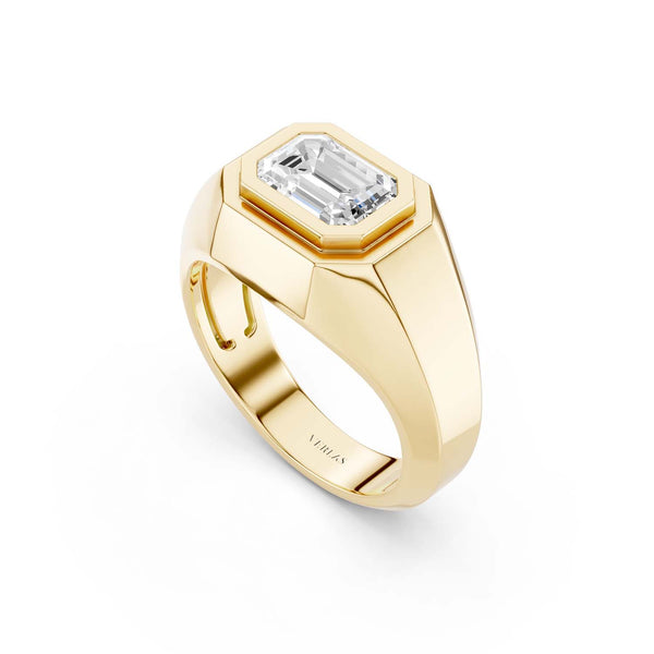 Emerald-Cut Signet Ring