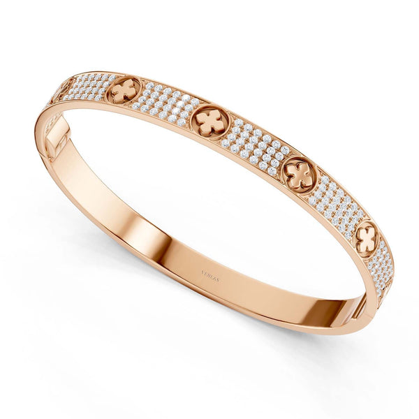 La Fleur 4-Rows Round Bangle