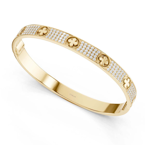 La Fleur 4-Rows Round Bangle