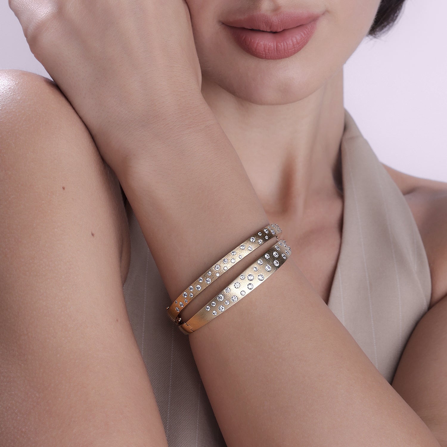 Narrow Starlit Sky Bangle