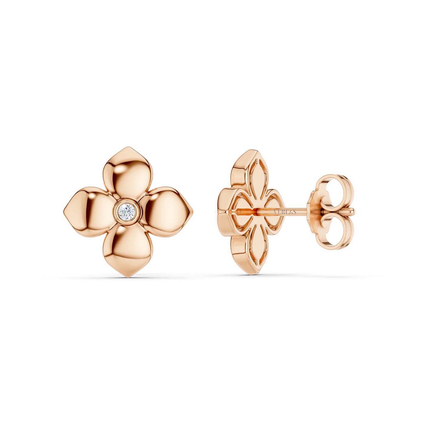 La Fleur Classic Diamond Studs