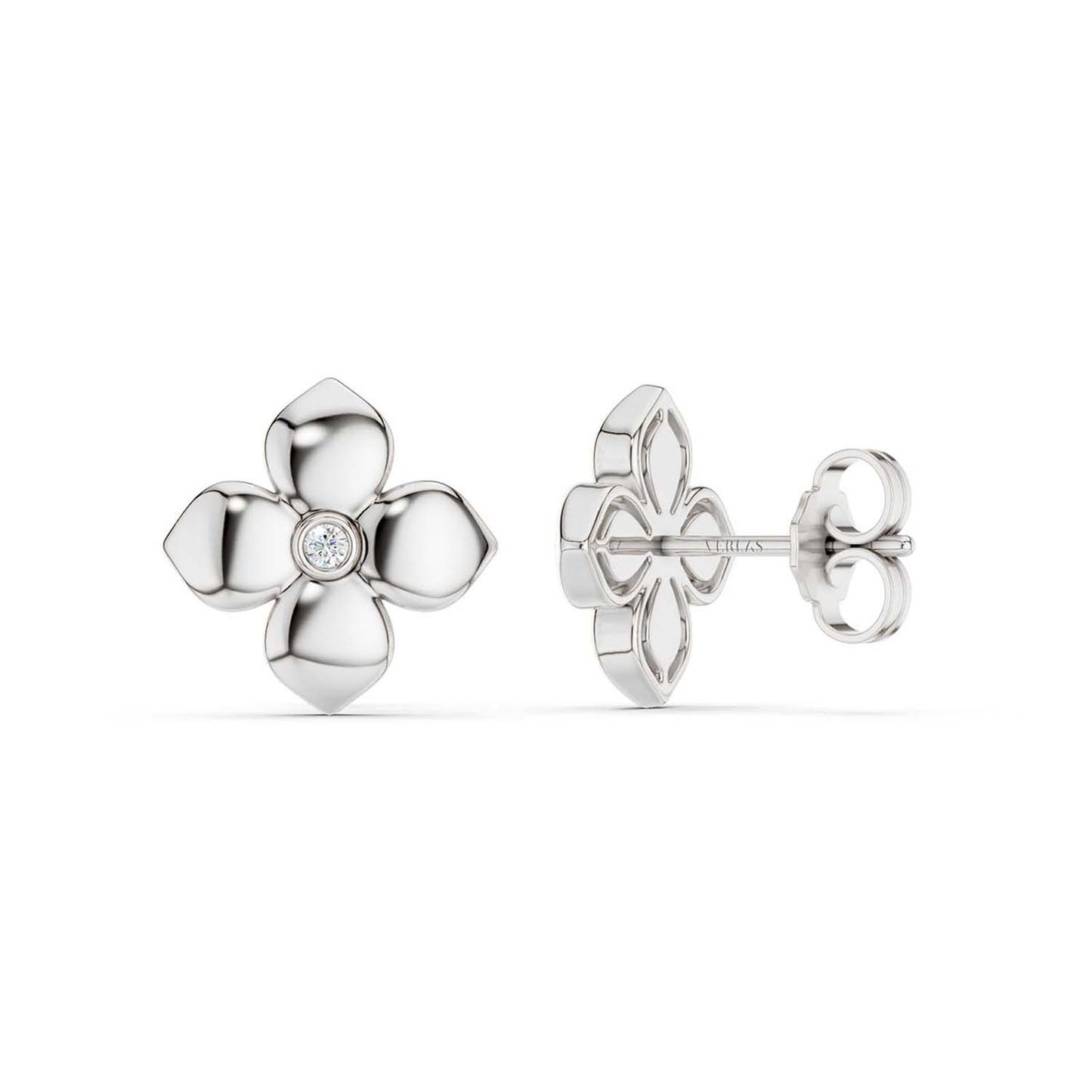 La Fleur Classic Diamond Studs