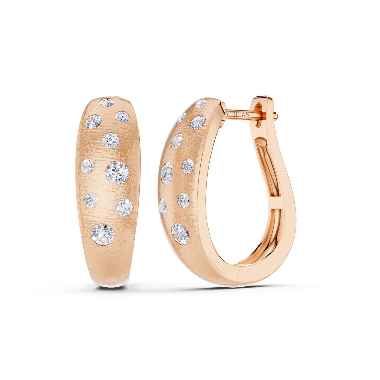 Bold Starlit Huggie Hoops