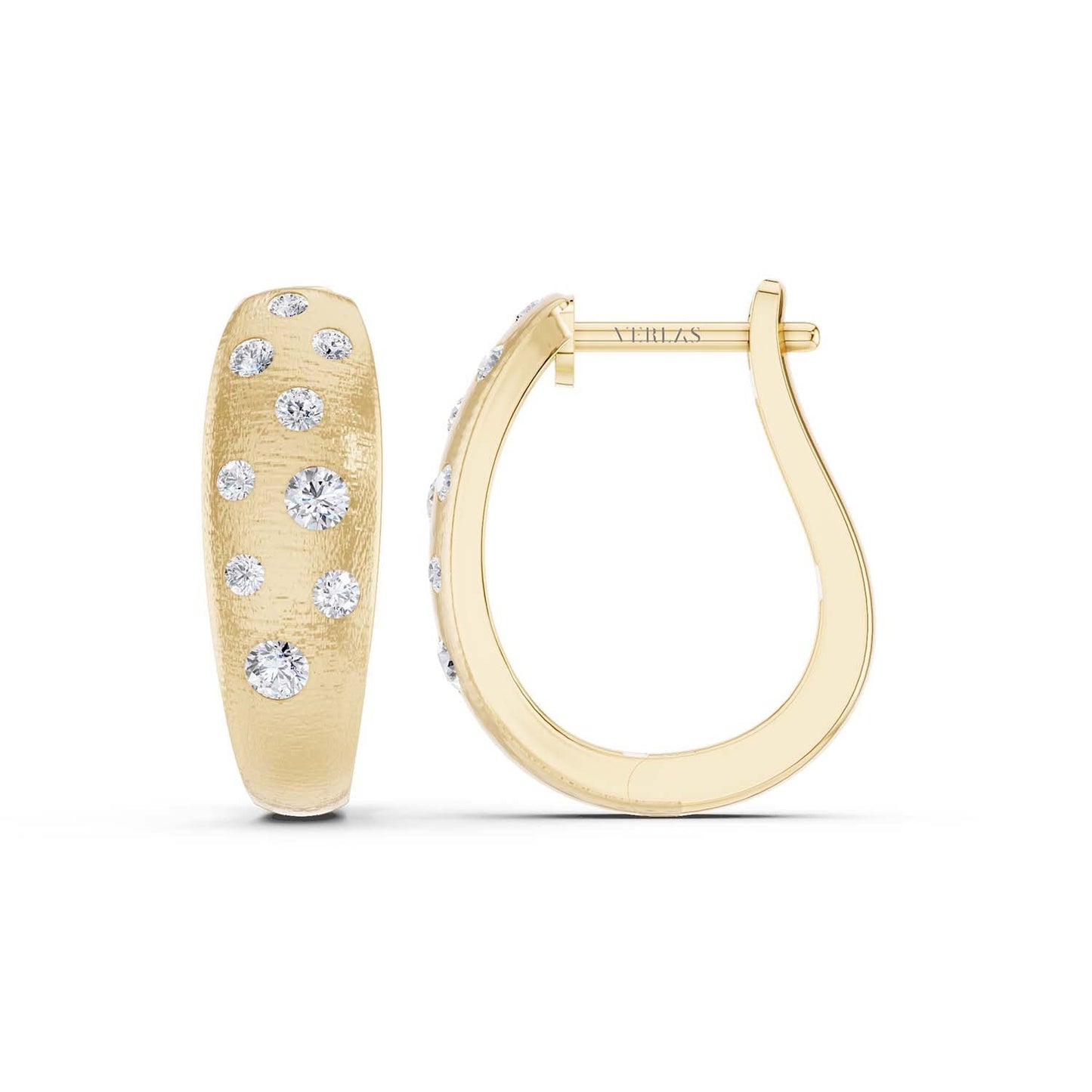 Bold Starlit Huggie Hoops