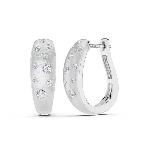 Bold Starlit Huggie Hoops
