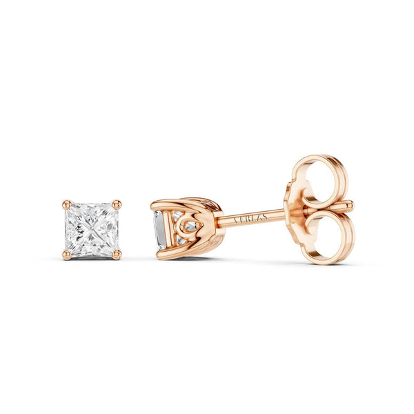Princess-Cut Blossom Studs
