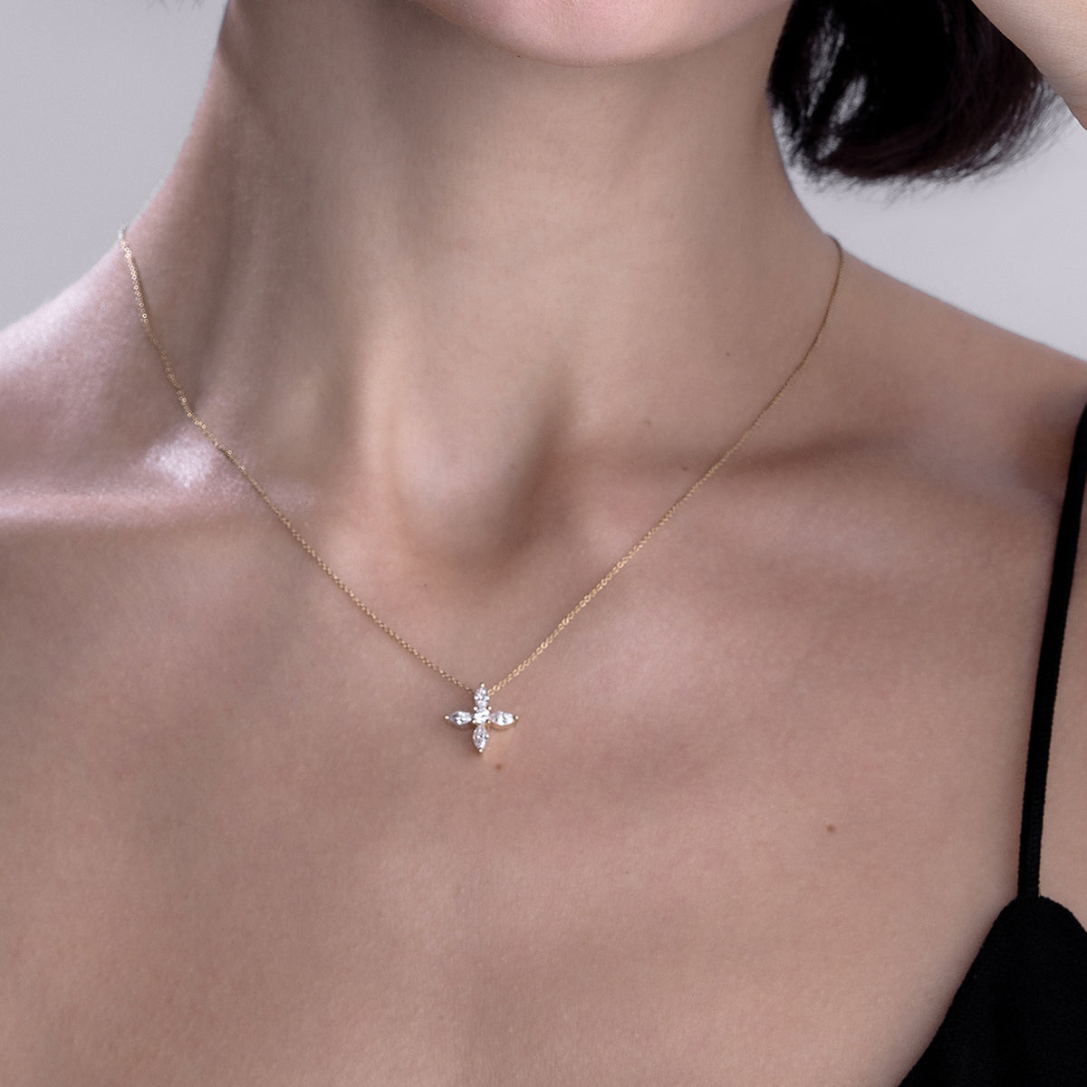 Alyssa Eternal Marquise Necklace