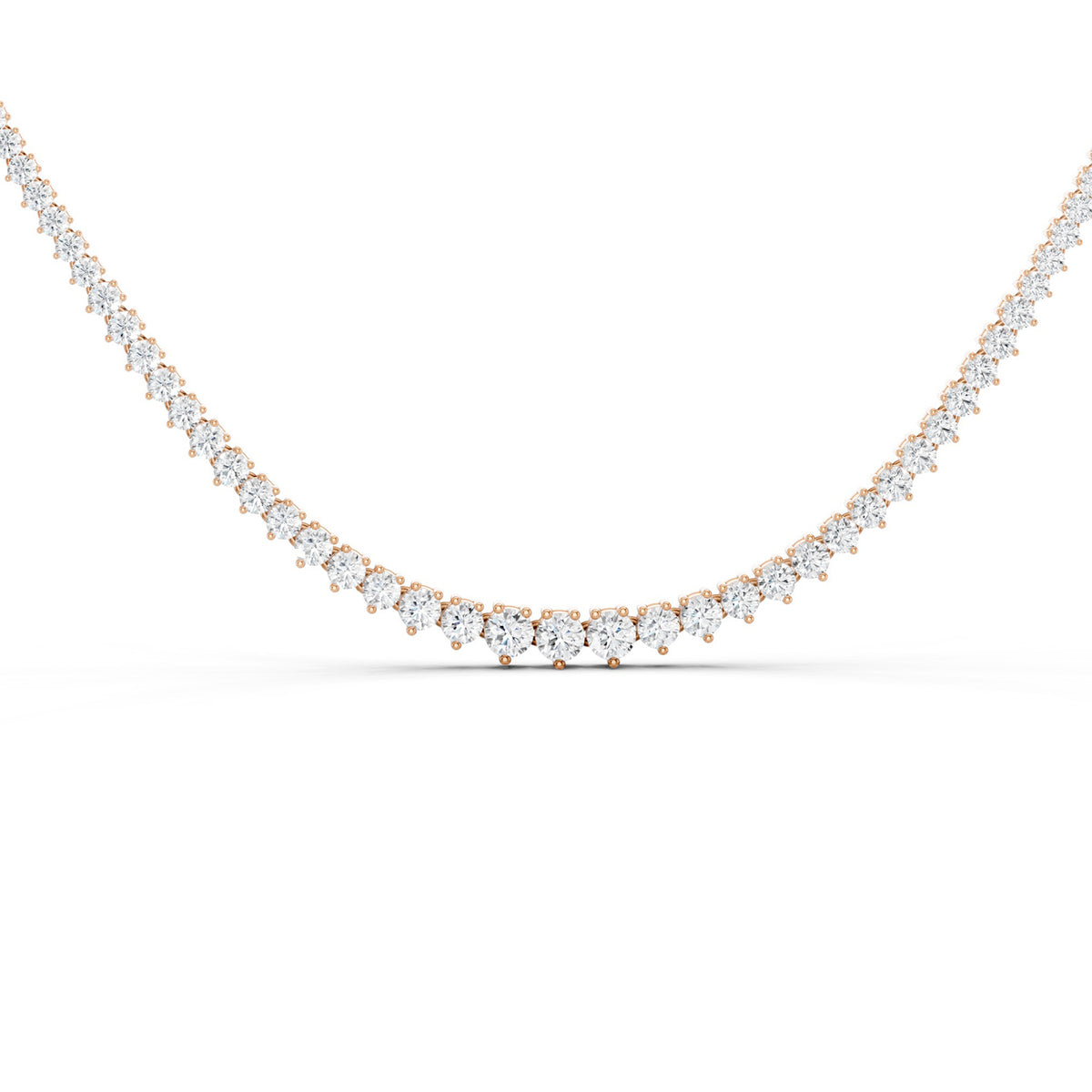 Graduated Luxe Tennis Necklace
