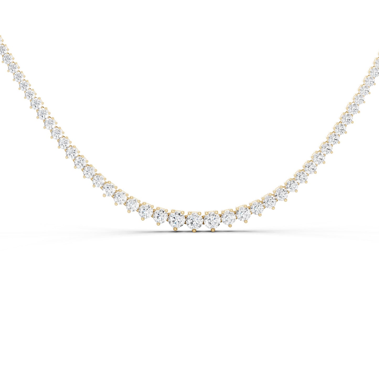 Graduated Luxe Tennis Necklace