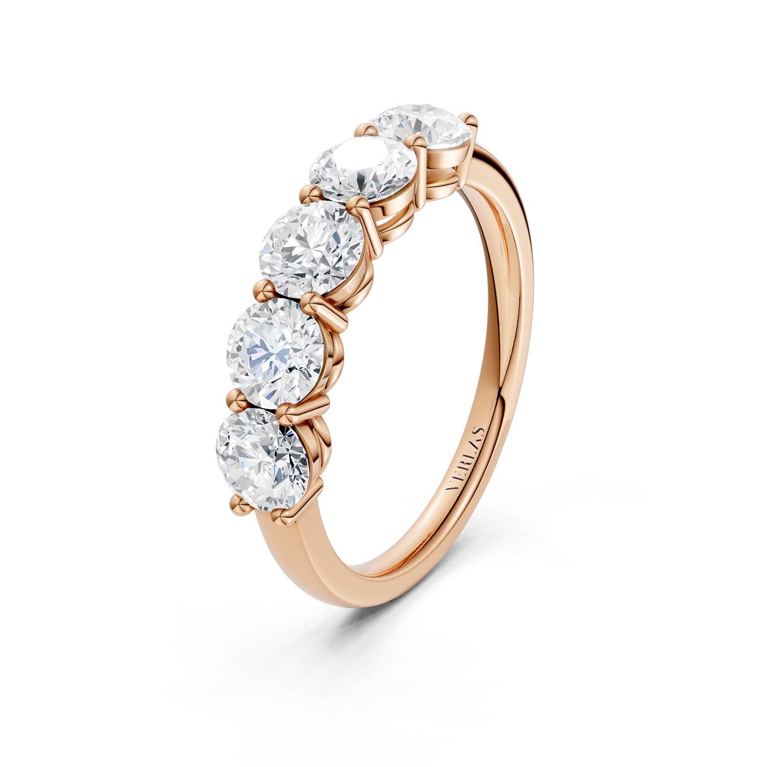 5-Stone Round Ring Medium