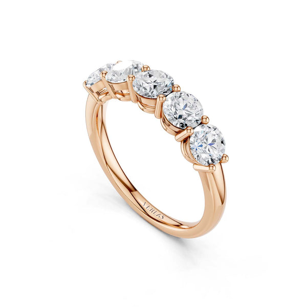 5-Stone Round Ring Medium